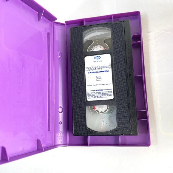 Stickin' Around VHS A Magical Adventure & Bubbling Feeling Canada Nelvana Family - Picture 12 of 13